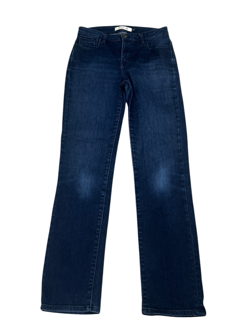 Christopher Blue Madison high rise straight leg Jeans Deep Indigo size 6